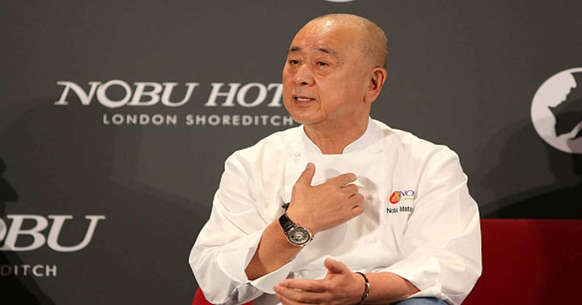 richest chefs Nobuyuki Matsuhisa attends the Nobu Hotel London Shoreditch Official Launch 