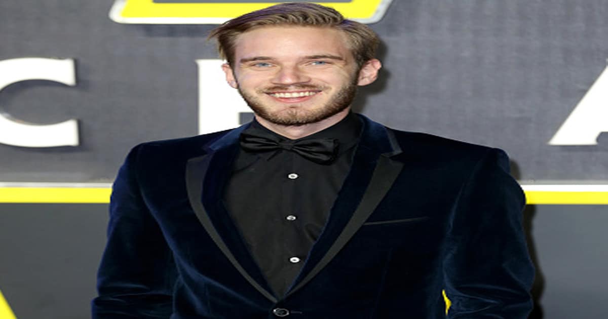 richest youtubers PewDiePie attends the European Premiere of "Star Wars: The Force Awakens" 