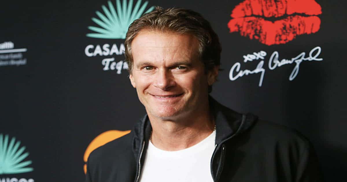 Rande Gerber attends the Umami Burger and Cindy Crawford artist series launch event