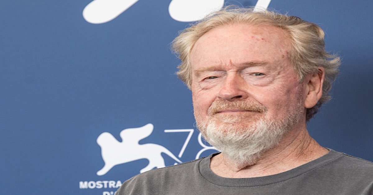 Ridley Scott attends the photocall of "The Last Duel" 