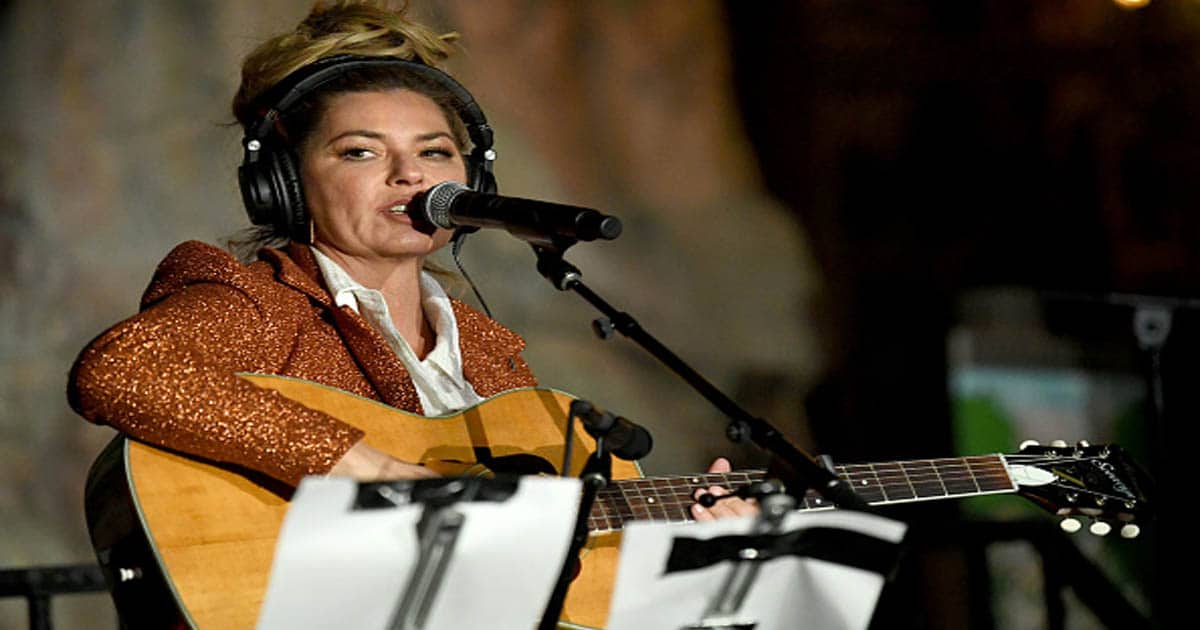 richest country singers Shania Twain performs at the "Meet Me In Australia" event