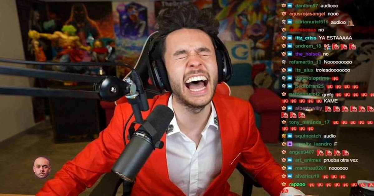 twitch streamer thegrefg laughs hysetrically after breaking stream record
