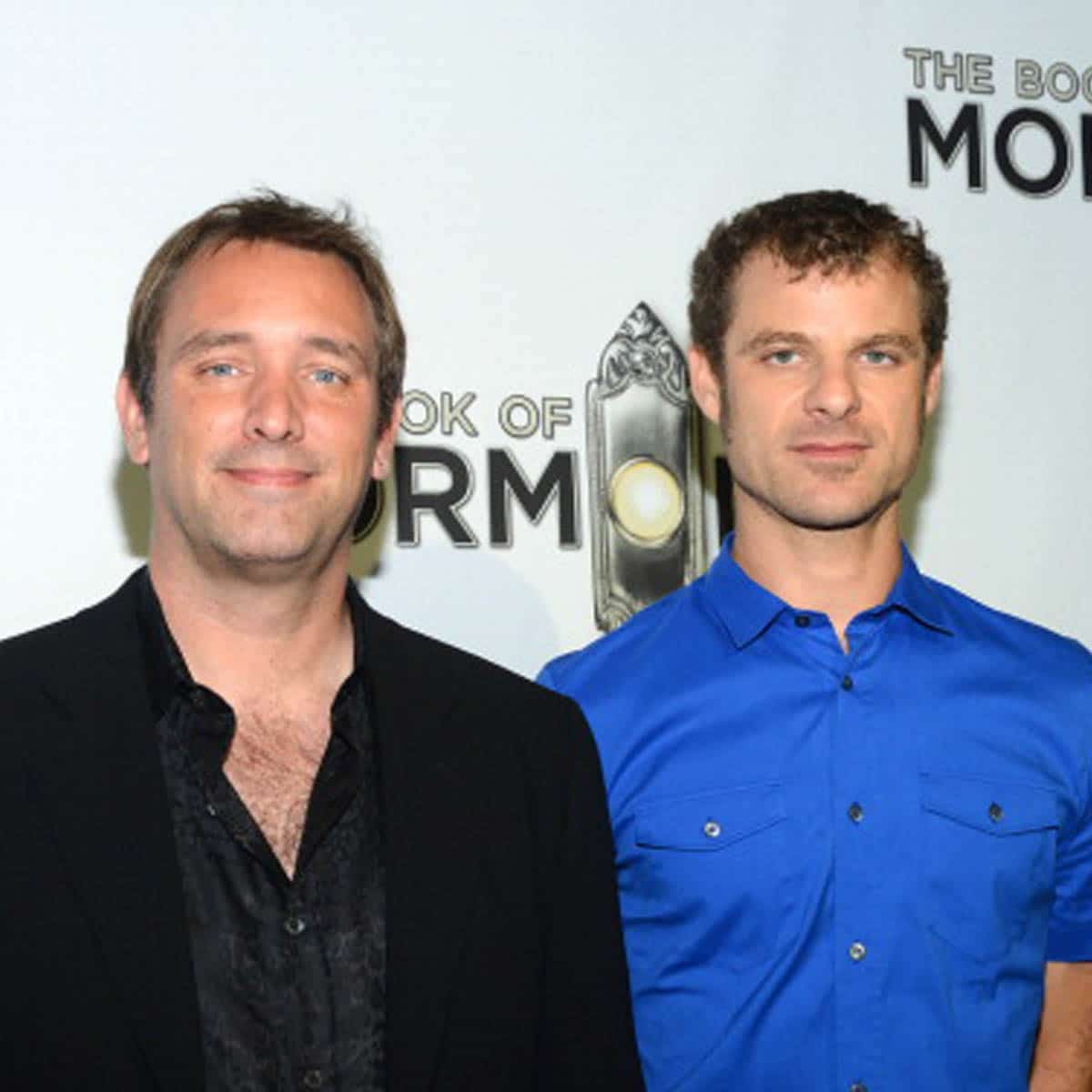 trey parker and matt stone attend the book of mormon premiere