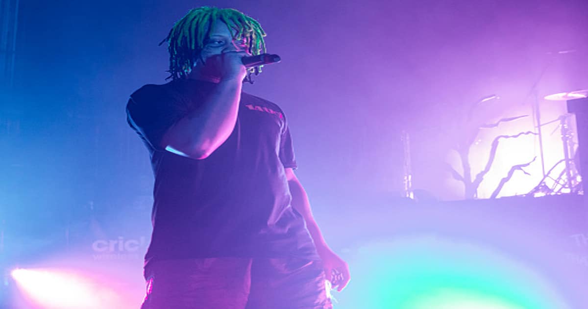 rapper trippie redd performs at the Fillmore Detroit