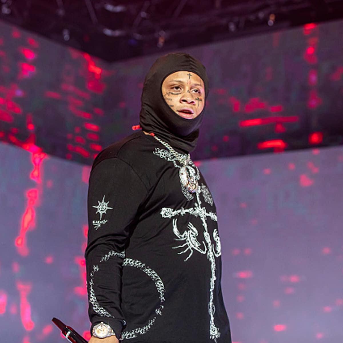 rapper trippie redd performs during his tripp at knight tour
