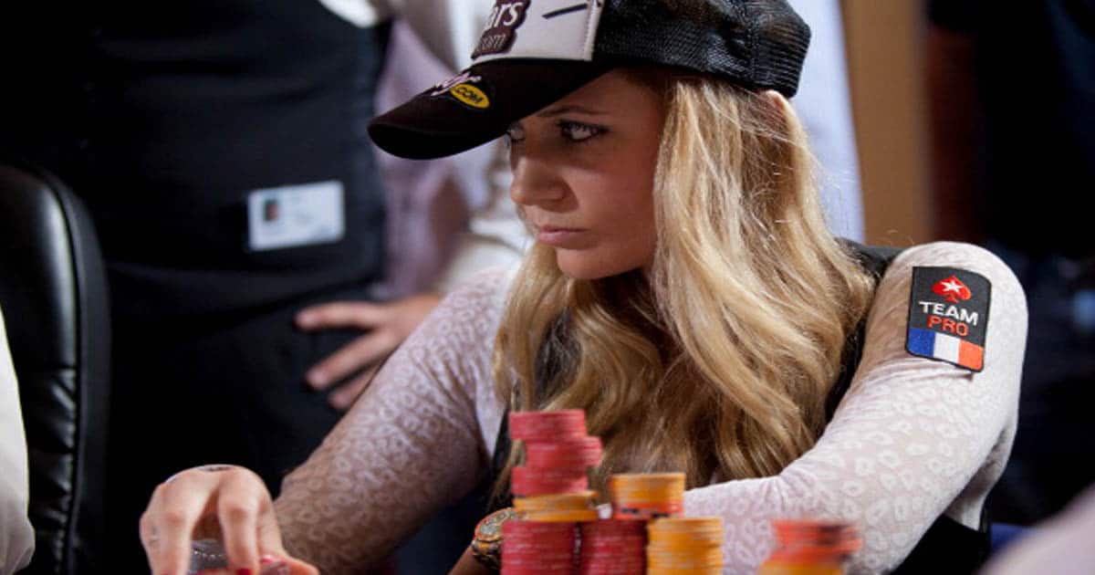 Poker player Vanessa Rousso plays at the European Poker Tour 2011