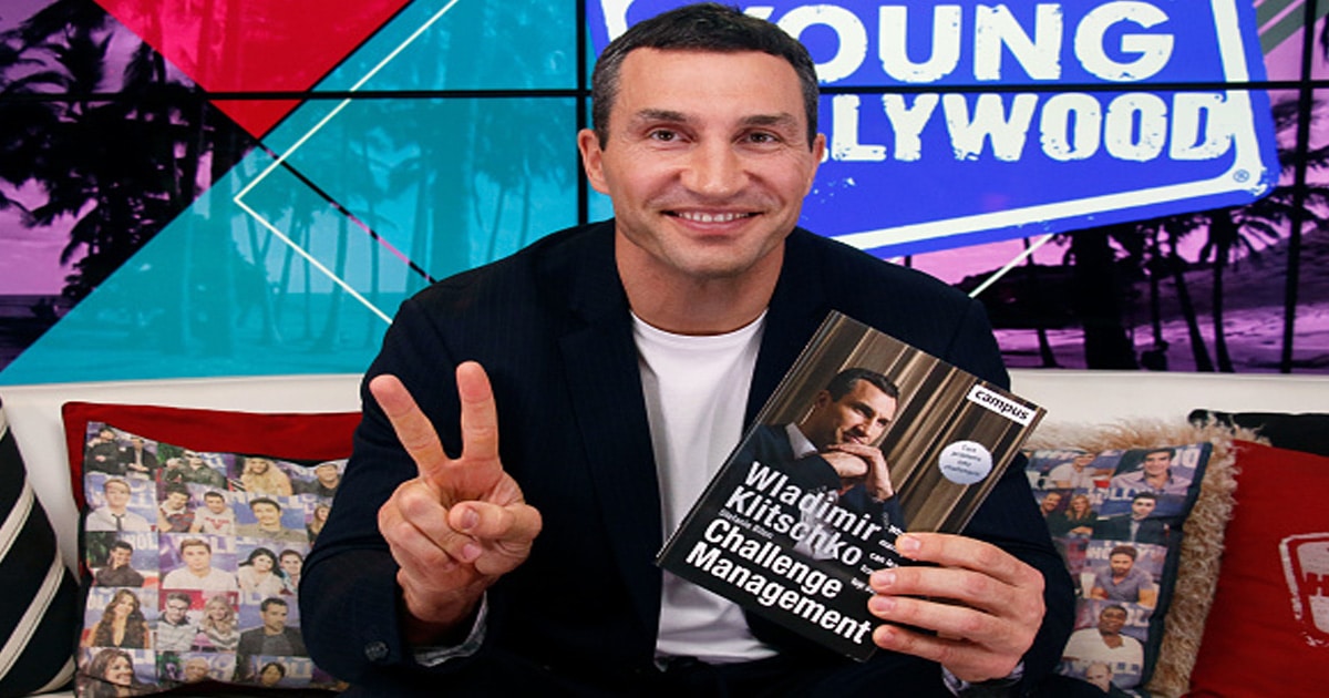 Wladimir Klitschko visits the Young Hollywood Studio