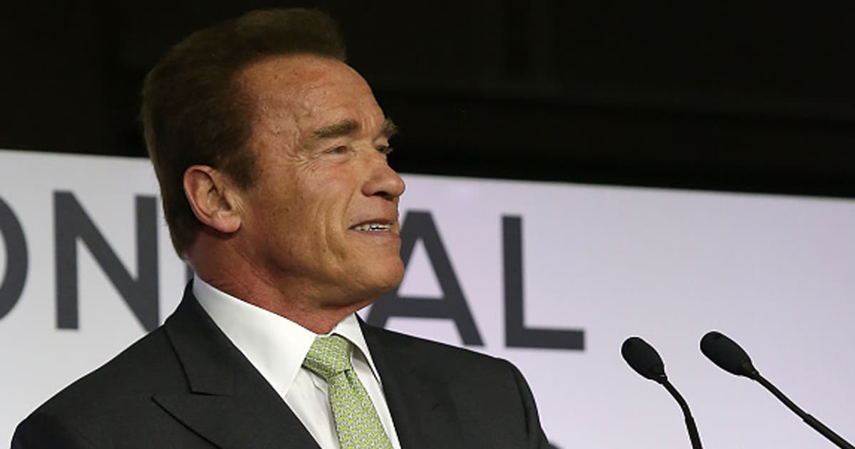 richest bodybuilders Arnold Schwarzenegger attends the 'R20 Regions of Climate Action' summit 