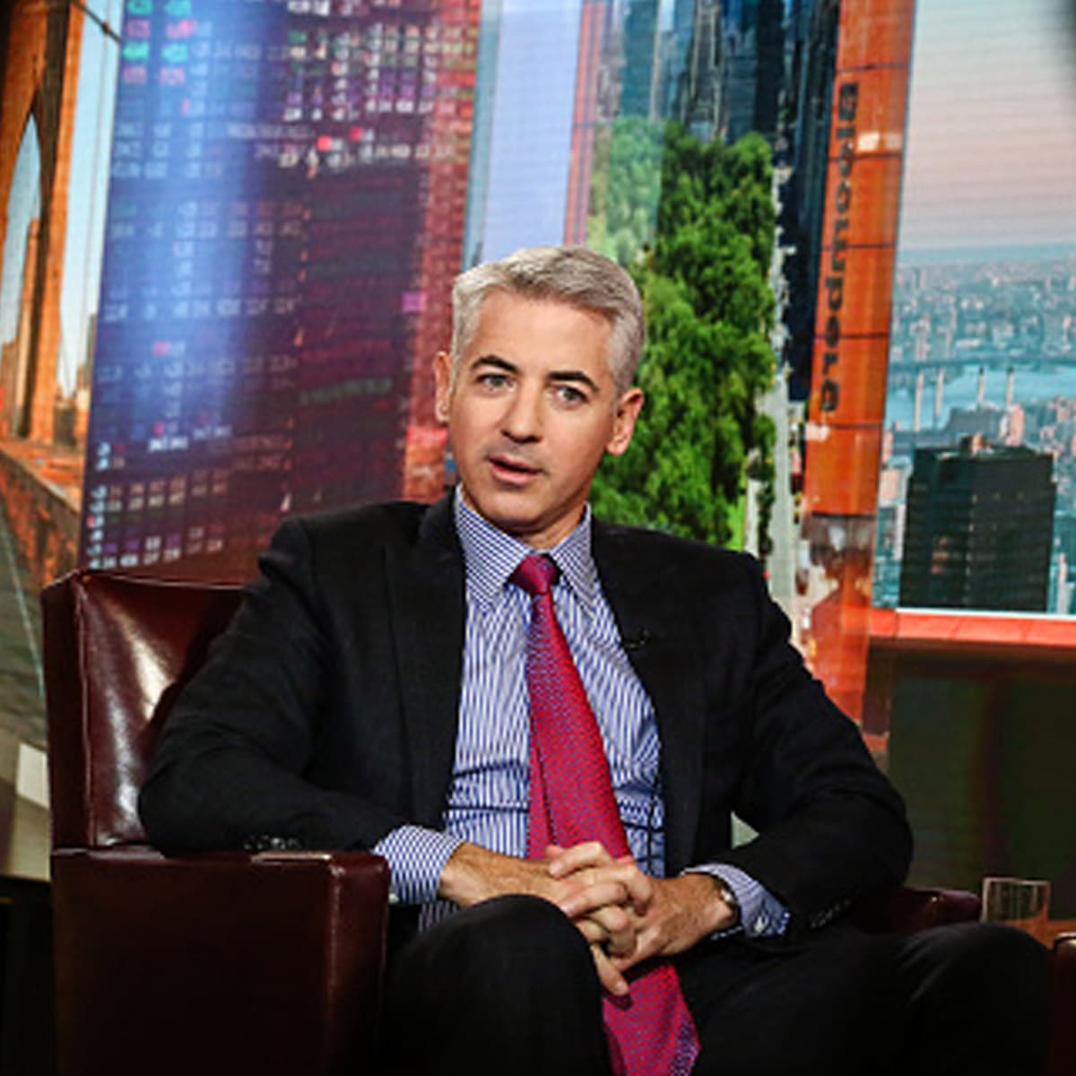 bill ackman speaks during a Bloomberg Television interview