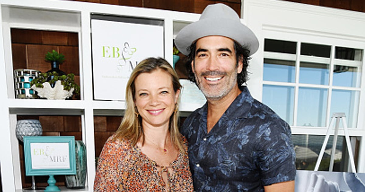 Amy Smart (L) and Carter Oosterhouse attend ROCK4EB! at Private Residence