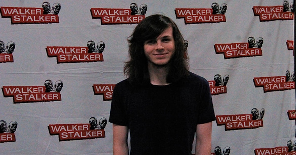 Chandler Riggs was in attendance at Walker Stalker Con at the Expo Center