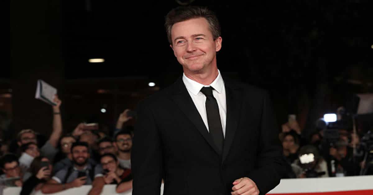 richest marvel actors Edward Norton attends the "Motherless Brooklyn" red carpet