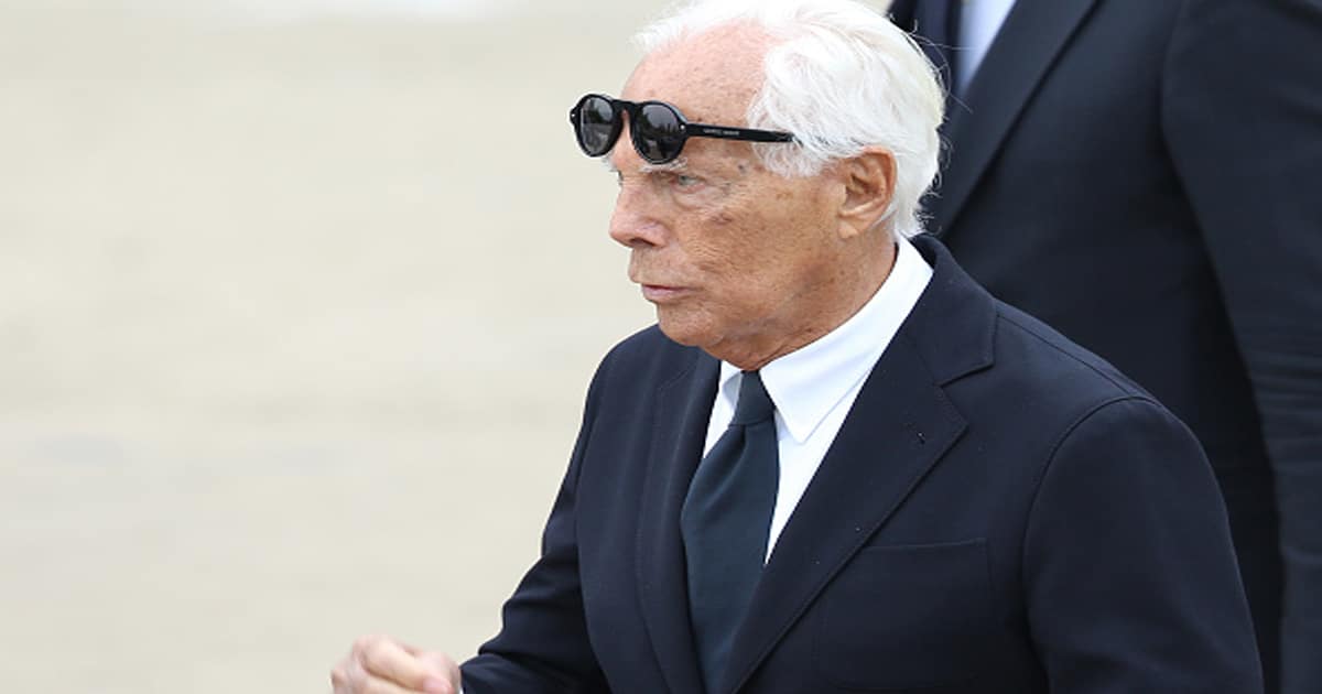 Giorgio Armani sightings the Opening Ceremony - Expo 2015