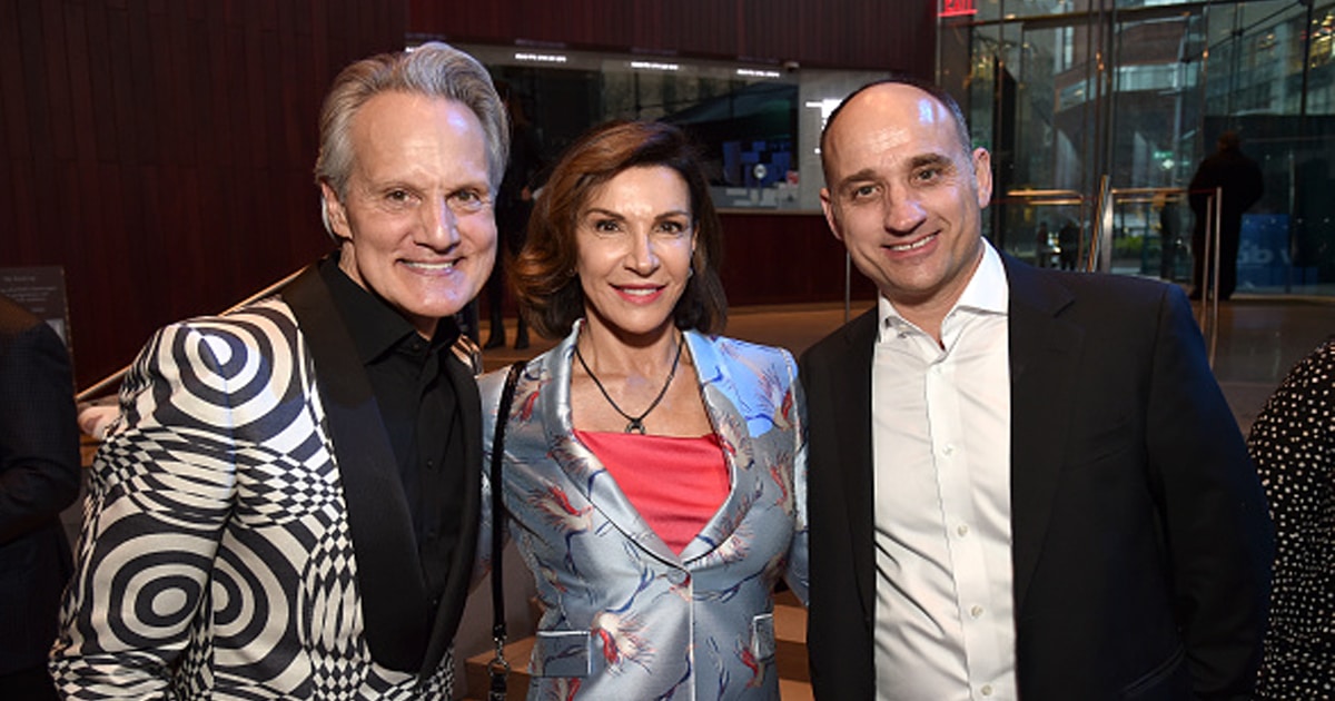 richest hgtv stars (L-R) Monte Durham, Hilary Farr, and David Visentin attend the Discovery Upfront 2018  