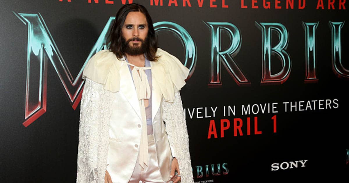 Jared Leto attends the "Morbius" Fan Special Screening 