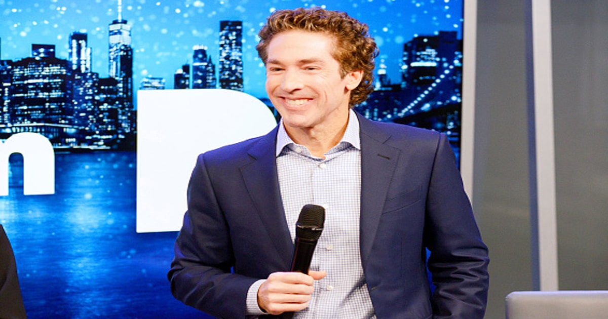 Joel Osteen speaks during SiriusXM Joel Osteen Radio Town Hall