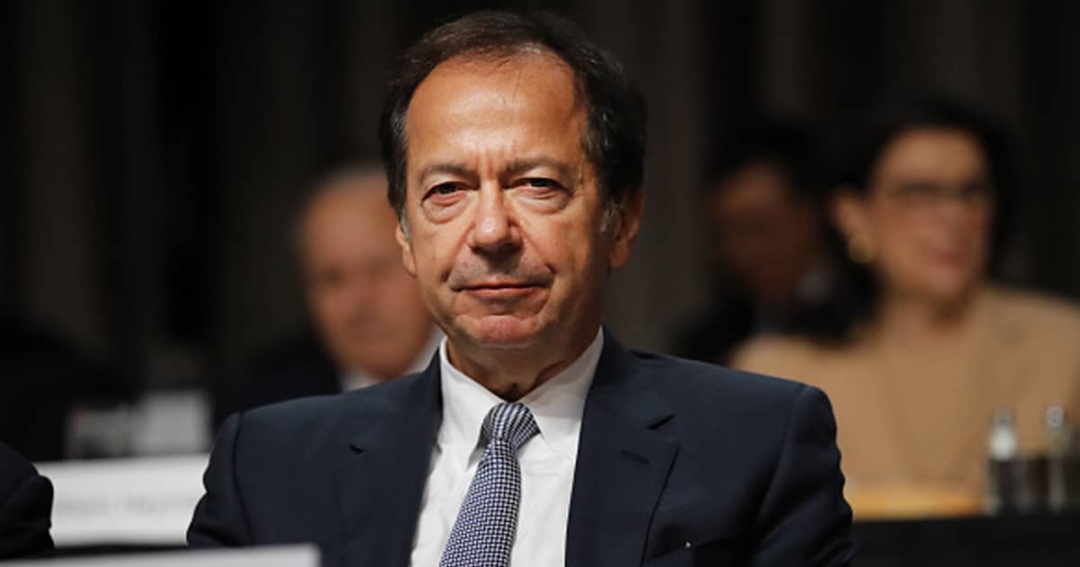 richest casino owners John Paulson attends US President Donald Trump's speech