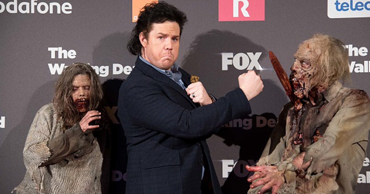 Josh McDermitt attends the Walking Dead fan event in Madrid 