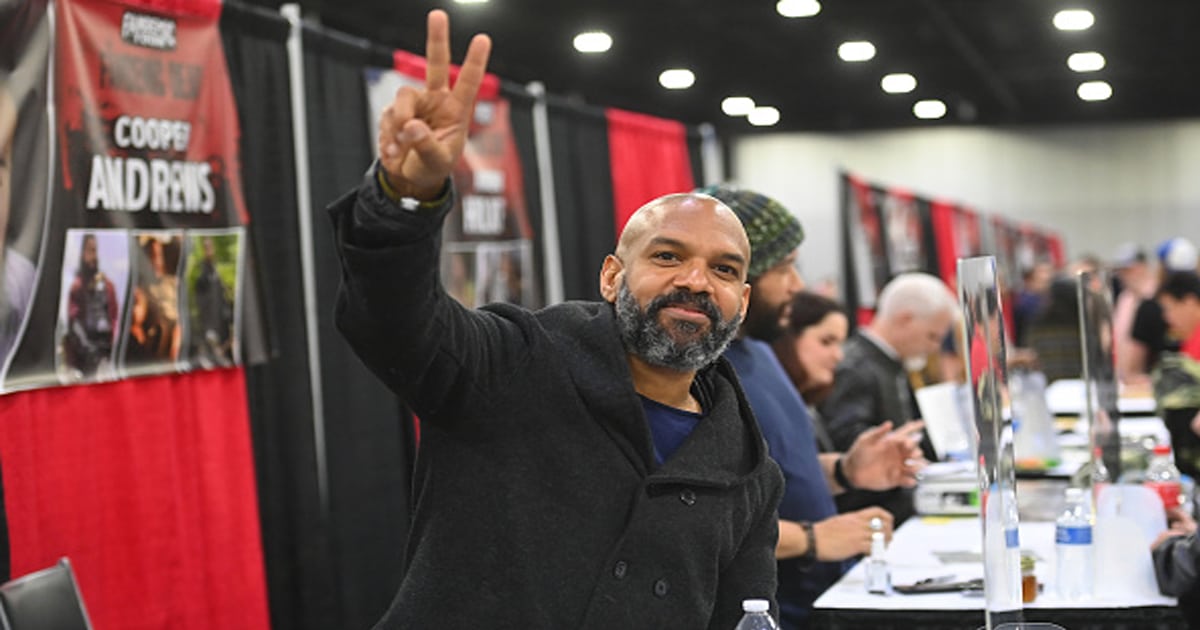 richest walking dead actors Khary Payton attends 2022 Fandemic Tour at Georgia World Congress Center