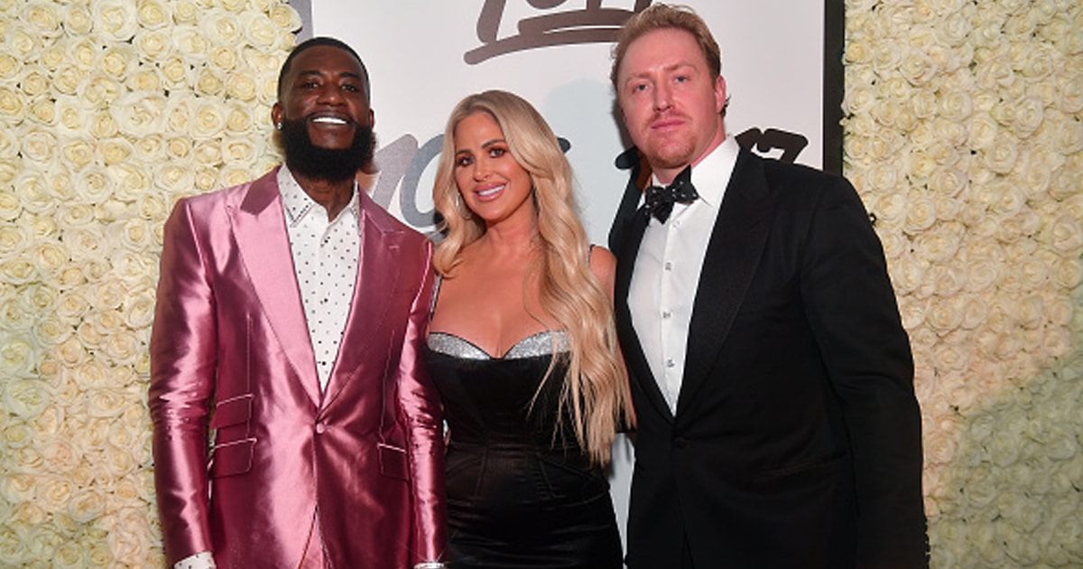 Gucci Mane, Kim Zolciak and Kroy Biermann attend Gucci Mane Black Tie Gala 