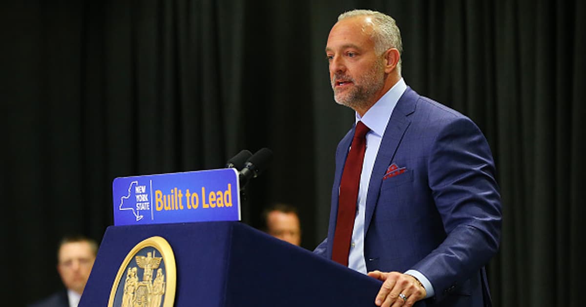 Ultimate Fighing Championship: CEO Lorenzo Fertitta speaks to the media prior to a bill signing