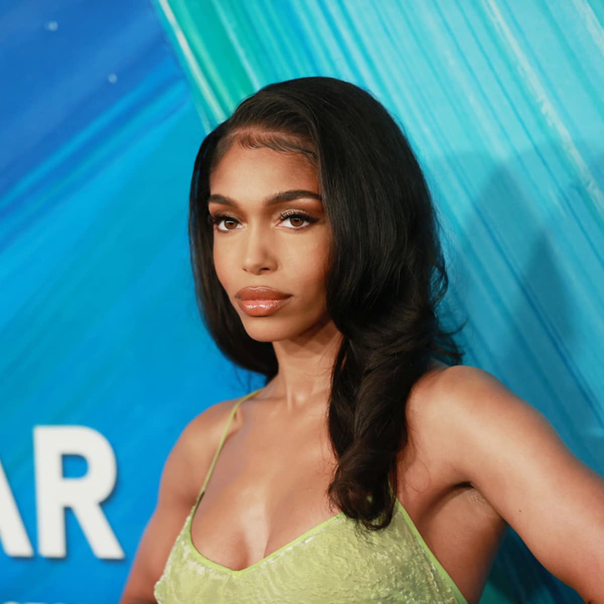 Lori Harvey attends the amfAR Gala Los Angeles 2021 honoring TikTok and Jeremy Scott at Pacific Design Center