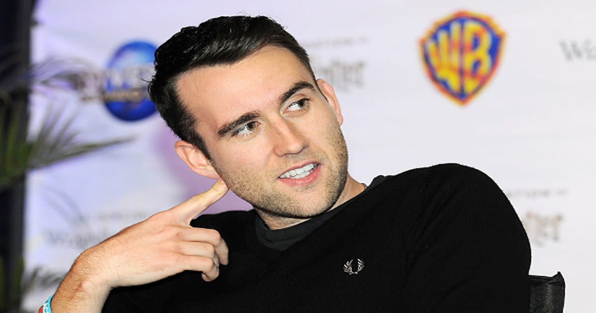 Matthew Lewis answers questions during the fourth annual celebration of "Harry Potter"