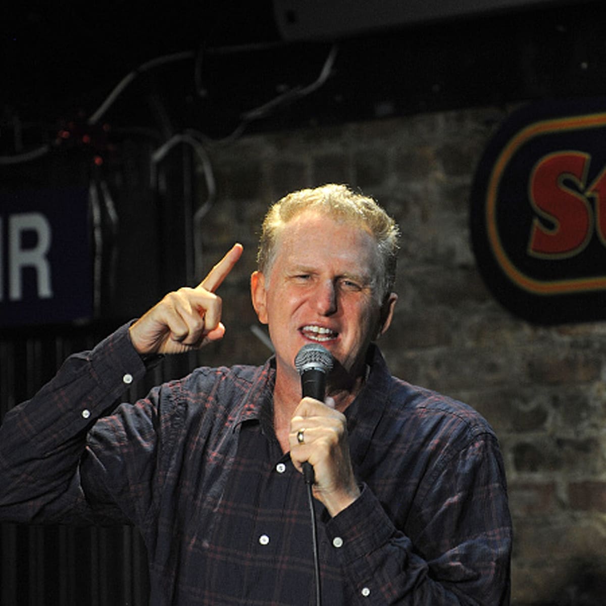 Michael Rapaport performs at The Stress Factory Comedy Club