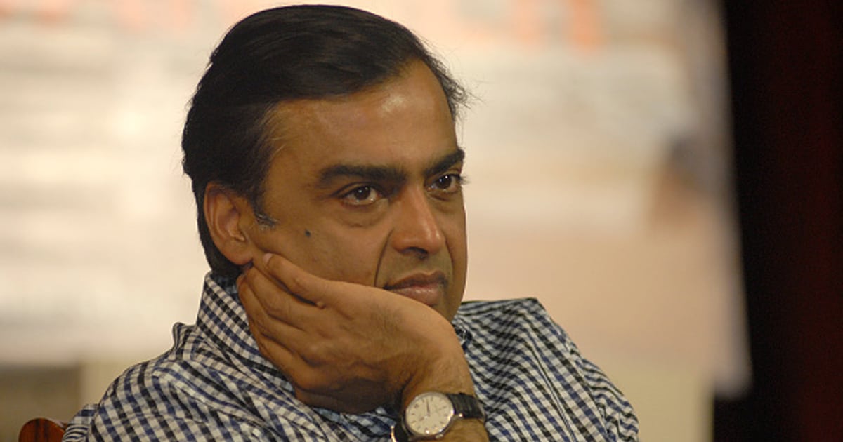 Mukesh Ambani attends the Nana Chudasama's Book launch 'History on Banner"