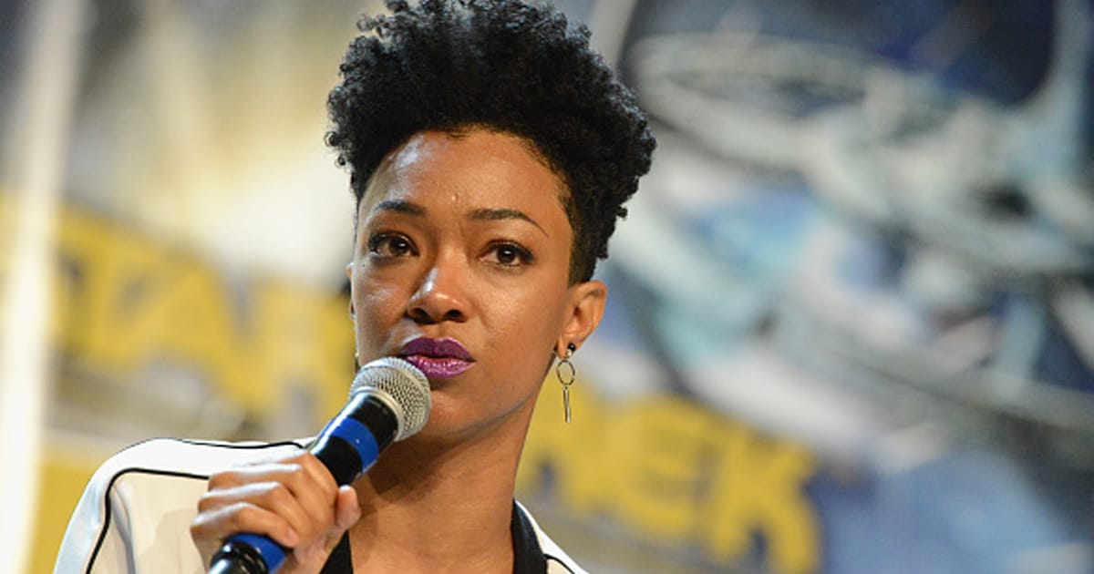 Actress Sonequa Martin-Green attends Day 4 of Creation Entertainment's 2018 Star Trek Convention