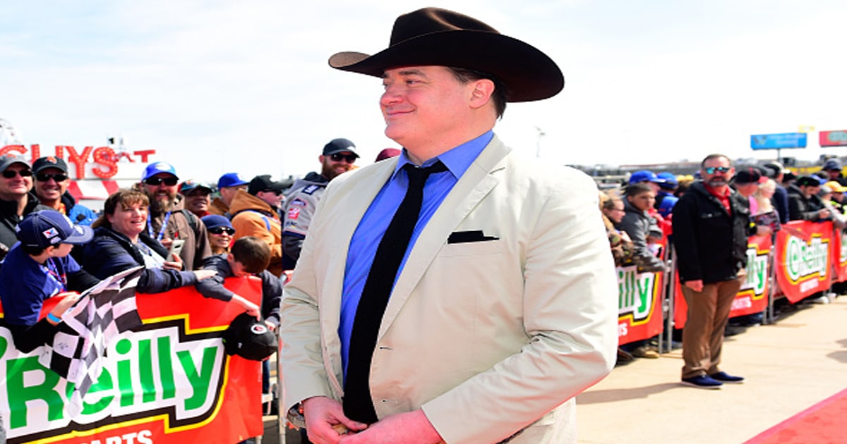 Brendan Fraser of DC Universe's "Doom Patrol" attends the Driver/Crew Chief Meeting