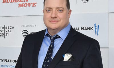Brendan Fraser attends the premiere of "No Sudden Move" during the 2021 Tribeca Festival