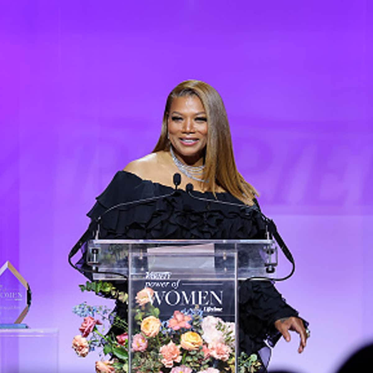 Queen Latifah speaks on stage at Variety's 2022 Power Of Women: New York Event