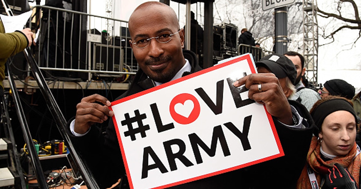 Van Jones attends the rally at the Women's March on Washington