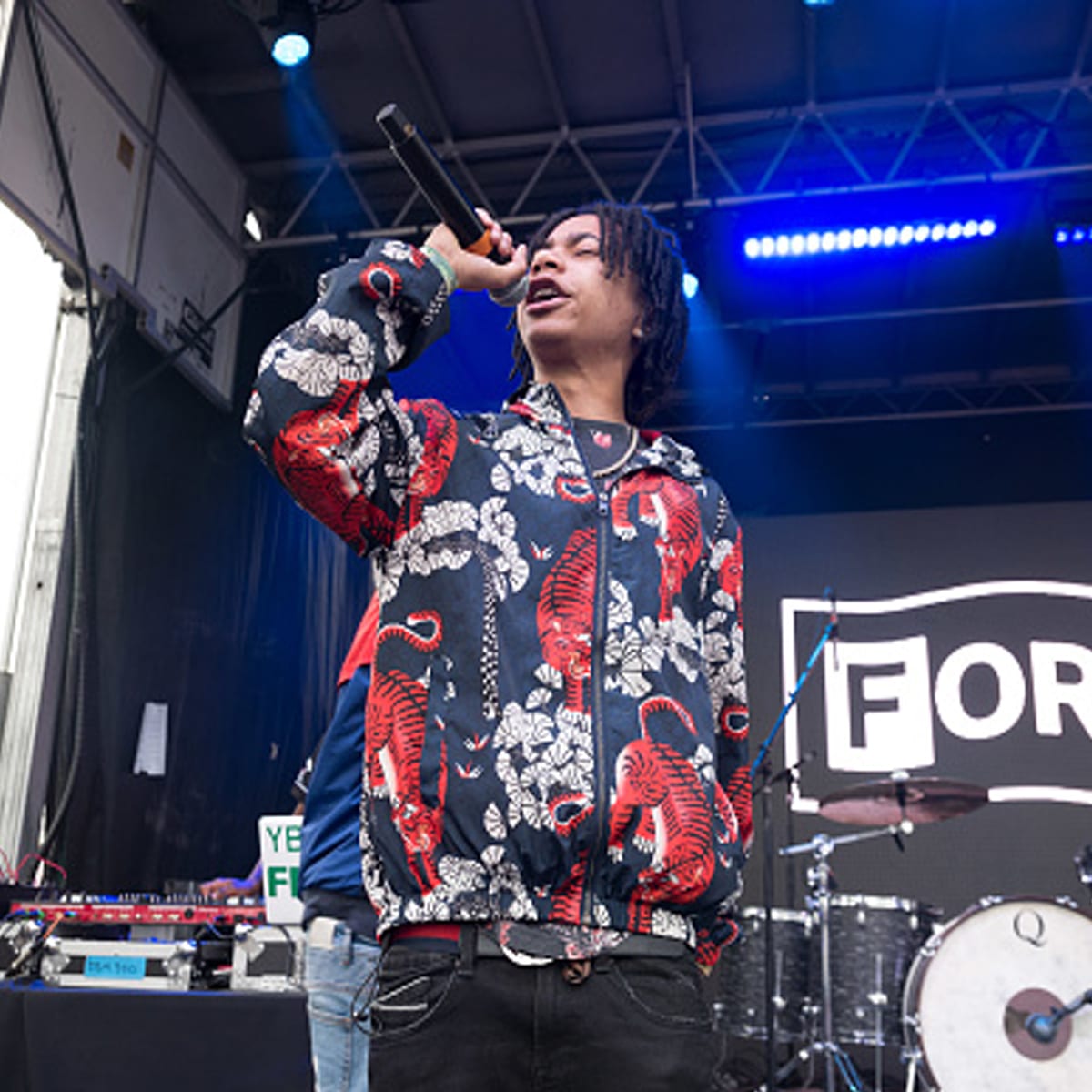 YBN Nahmir performs at the Fader Fort
