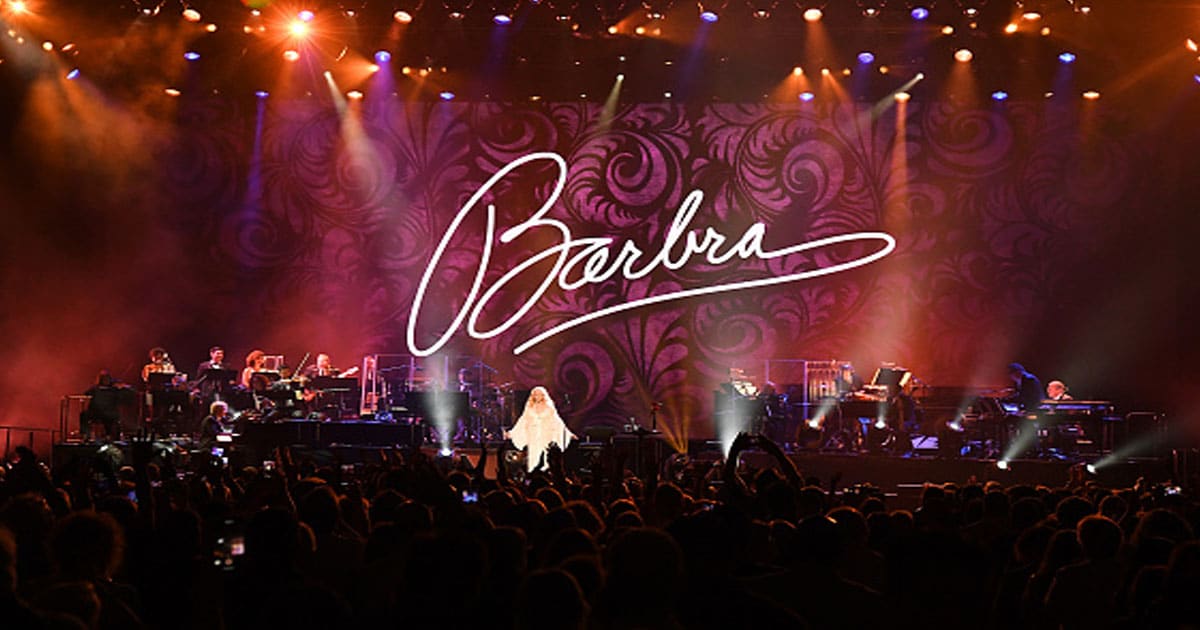 Barbra Streisand performs onstage at United Center 