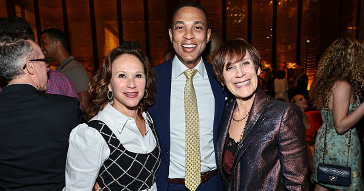 (L-R) Beth D. Rabishaw, Don Lemon and Victoria Gold attends The Hollywood Reporter Most Powerful People In Media