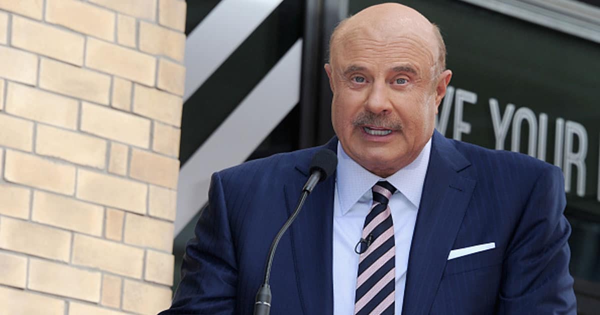  Dr. Phil McGraw speaks at his Star Ceremony On The Hollywood Walk Of Fame