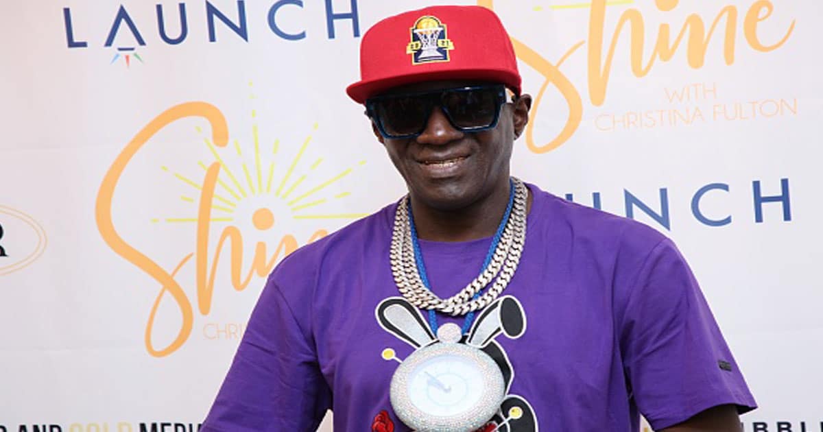Flavor Flav attends the "Shine" talk show premiere at Raleigh Studios Screening Rooms