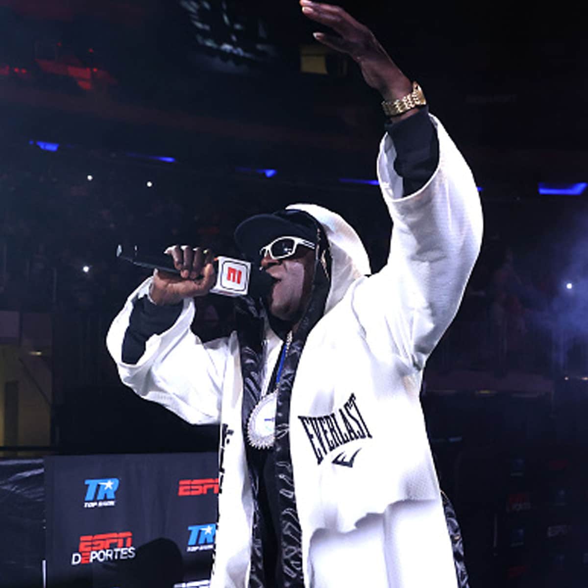 Flavor Flav walkout Nico Ali Walsh at Madison Square Garden