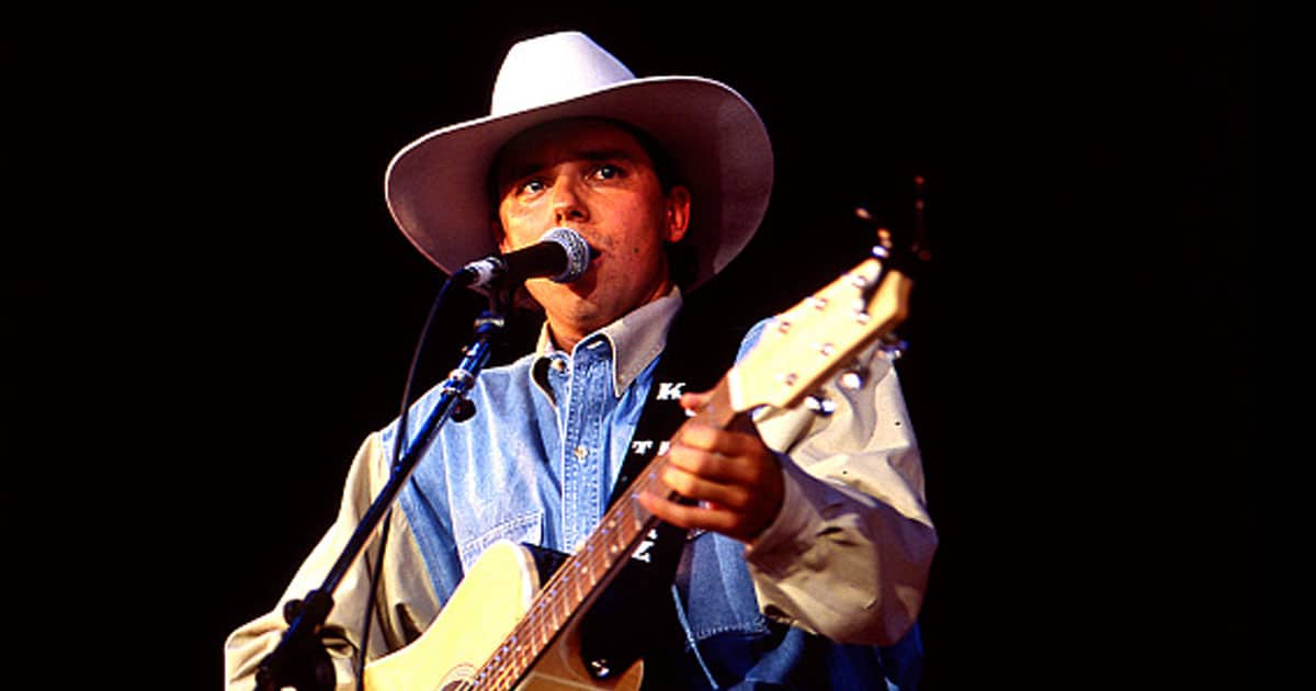 Country Singer Kenny Chesney performs at Starwood Amphitheater 1999 