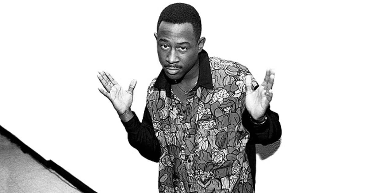 Martin Lawrence poses for photos backstage after filming an HBO 'One Night Stand' concert 