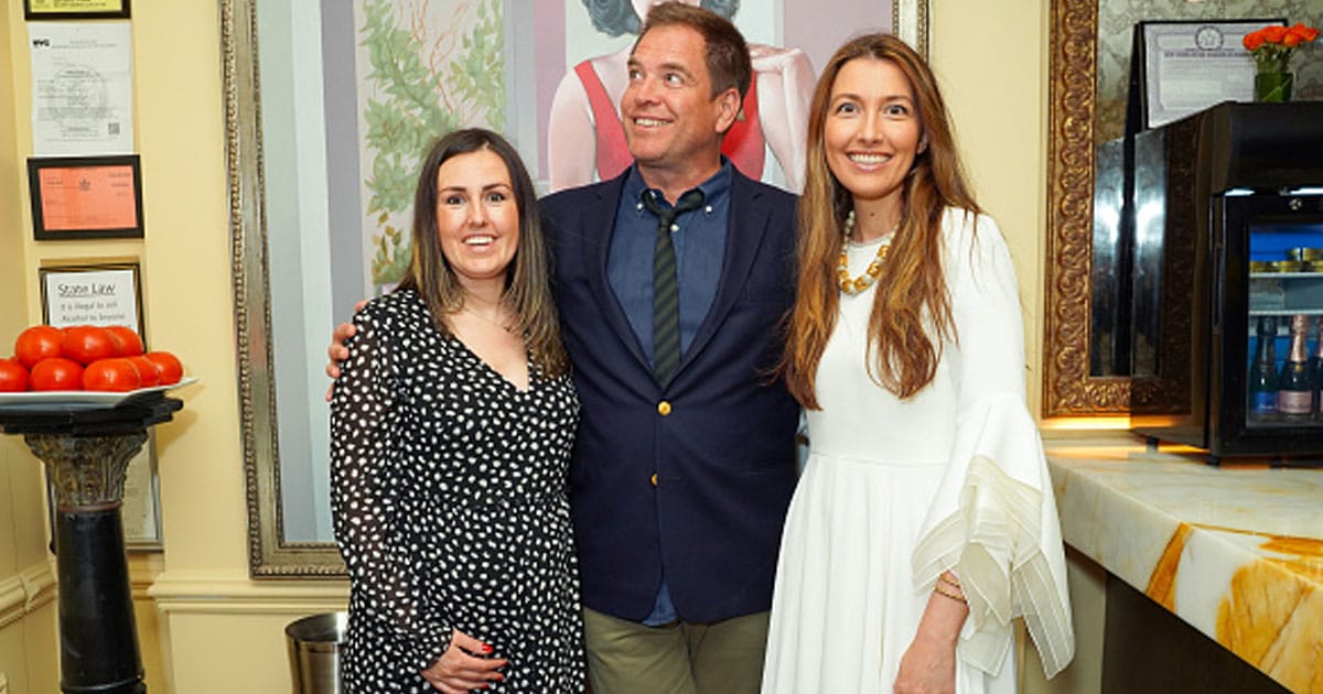 Anya Wisniwski, Michael Weatherly and Bojana Jankovic Weatherly attend Lifeline New York Benefit Dinner At Il Postino Ristorante