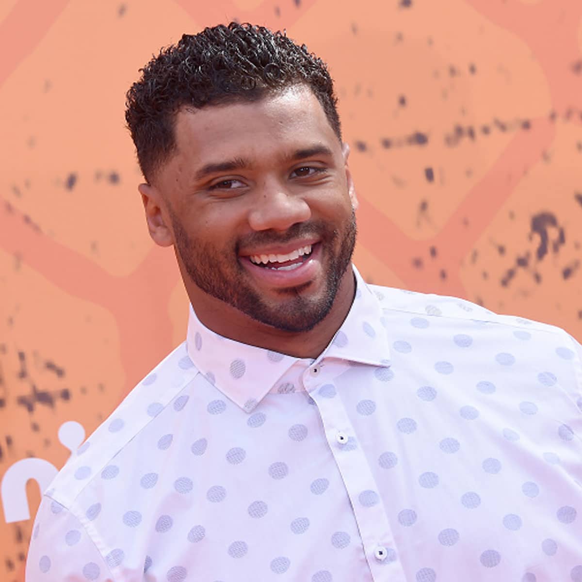 Russell Wilson arrives at Nickelodeon Kids' Choice Sports Awards 2016