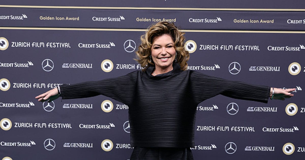 Shania Twain arrives for the ZFF Golden Icon Award ceremony and "Casino"