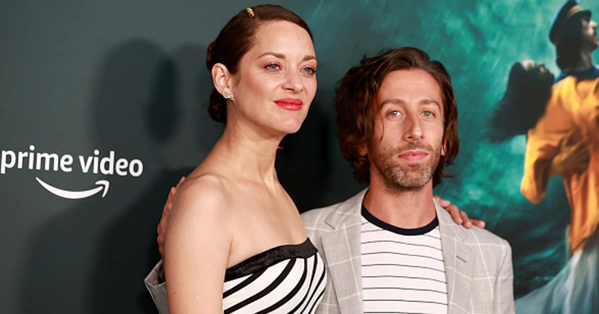 (L-R) Marion Cotillard and Simon Helberg attend a special screening of Amazon's original movie "Annette"