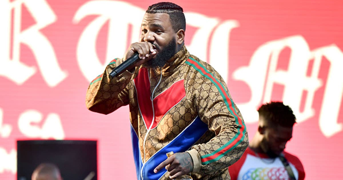 The Game performs onstage during the Summertime in the LBC music festival