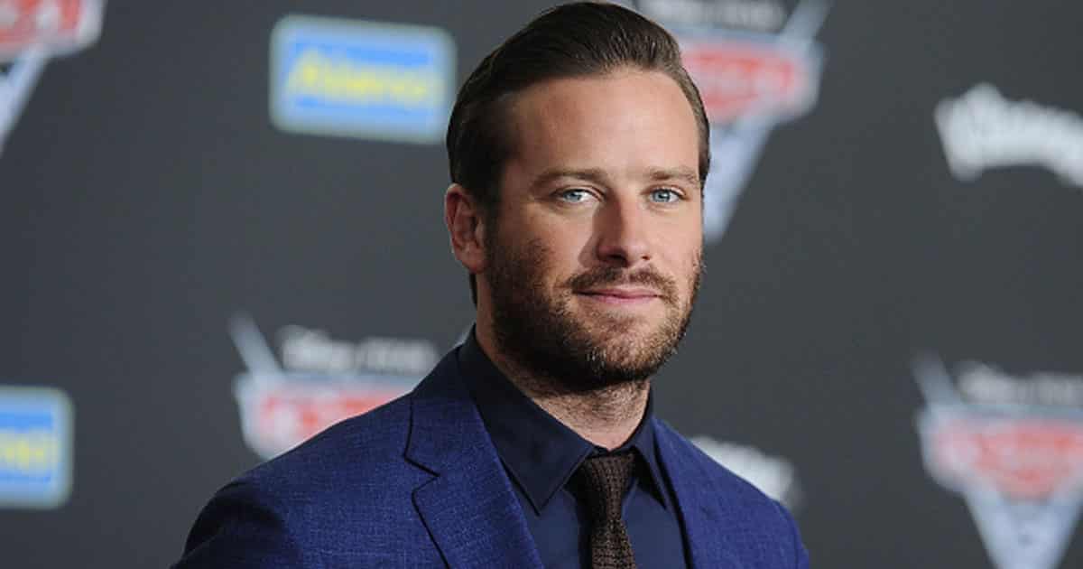 Armie Hammer attends the premiere of "Cars 3" at Anaheim Convention Center