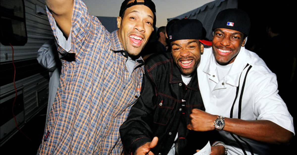 Red Man, Method Man and Chris Tucker during The 1999 MTV Movie Awards