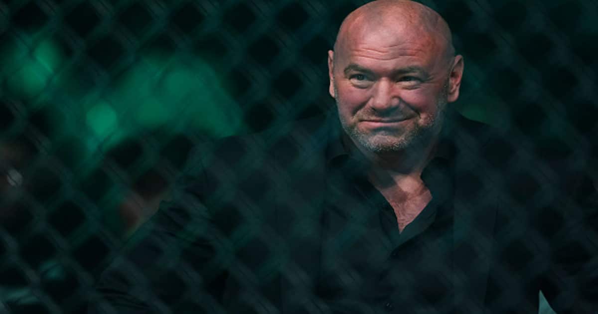 Dana White looks on during the UFC 273 event at VyStar Veterans Memorial Arena